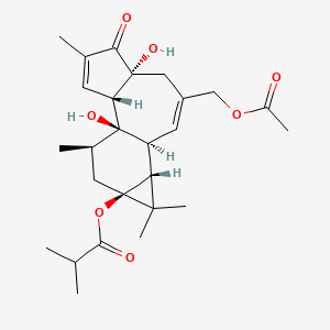 12-Deoxyphorbol-13-isobutyrate-20-acetate