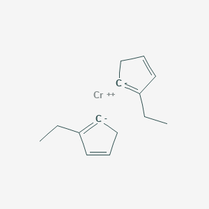 molecular formula C14H18Cr B12307376 Chromium(2+);2-ethylcyclopenta-1,3-diene 