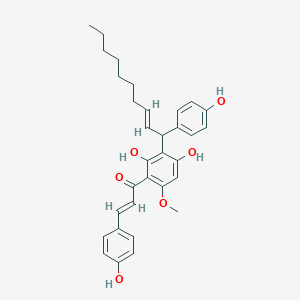 molecular formula C32H36O6 B12307388 Galanganone A 