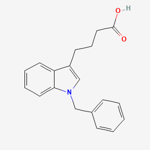 molecular formula C19H19NO2 B12307403 4-(1-benzyl-1H-indol-3-yl)butanoic acid 