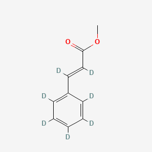 molecular formula C10H10O2 B12307510 Methyl cinnamate-d7 