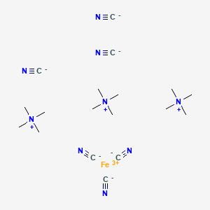 molecular formula C18H36FeN9 B12307637 Tetramethylammonium ferricyanide 