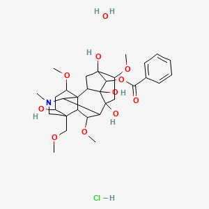 molecular formula C31H46ClNO11 B12307667 BenzoylmesaconineHydrochloride 