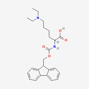 molecular formula C25H32N2O4 B12307686 N6,N6-Diethyl-N2-Fmoc-L-Lysine 