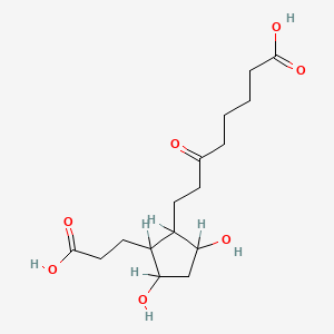 molecular formula C16H26O7 B1230769 tetranor-PGFM CAS No. 31935-05-4