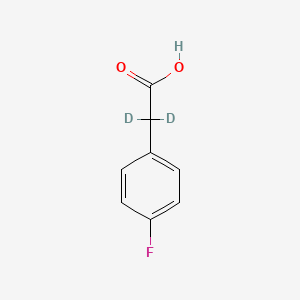 molecular formula C8H7FO2 B12307754 2-(4-Fluorophenyl)acetic acid-d2 