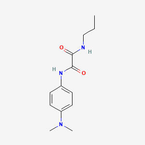 molecular formula C13H19N3O2 B1230778 N'-[4-(dimethylamino)phenyl]-N-propyloxamide 