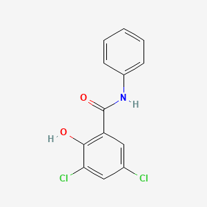 molecular formula C13H9Cl2NO2 B1230796 3,5-Dichlorosalicylanilide CAS No. 4214-48-6
