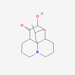 molecular formula C16H25NO2 B12307964 12-Hydroxy-15-methyl-6-azatetracyclo[8.6.0.01,6.02,13]hexadecan-11-one 