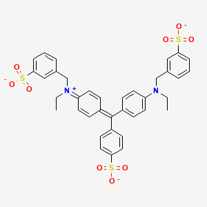 molecular formula C37H34N2O9S3-2 B1230798 Acid green 5(2-) 