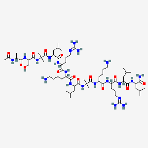 molecular formula C64H121N21O14 B12308053 Biotin-COG1410 TFA 