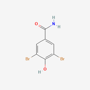 molecular formula C7H5Br2NO2 B1230806 3,5-Dibromo-4-hydroxybenzamide CAS No. 3037-56-7