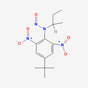 4-(1,1-Dimethylethyl)-N-(1-methylpropyl)-N-nitroso-2,6-dinitrobenzeneamine