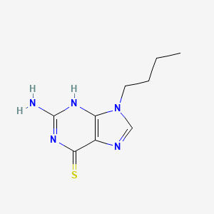 molecular formula C9H13N5S B1230809 9-Butyl-6-thioguanine CAS No. 30546-08-8