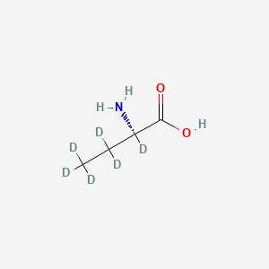 molecular formula C4H9NO2 B12308104 D(-)-2-Aminobutyric acid-d6 