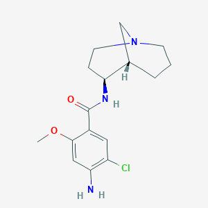 4-amino-N-[(5S,6S)-1-azabicyclo[3.3.1]nonan-6-yl]-5-chloro-2-methoxybenzamide