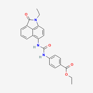 4-[[[(1-Ethyl-2-oxo-6-benzo[cd]indolyl)amino]-oxomethyl]amino]benzoic acid ethyl ester