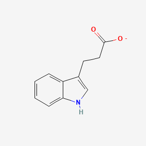 3-(1H-indol-3-yl)propanoate