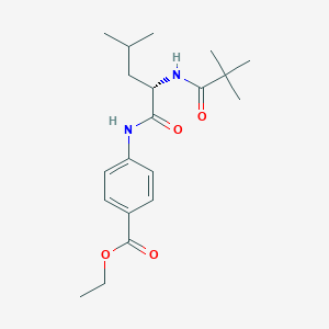 4-((Pivaloylisoleucyl)amino)benzoic acid ethyl ester