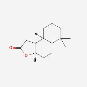 (3aR,9aS)-3a,6,6,9a-tetramethyl-1,4,5,5a,7,8,9,9b-octahydrobenzo[e][1]benzofuran-2-one