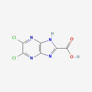 5,6-dichloro-1H-imidazo[4,5-b]pyrazine-2-carboxylic acid
