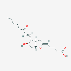 molecular formula C20H30O5 B1230868 15-dehydro-prostaglandin I2 