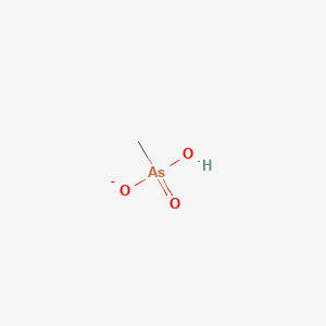 molecular formula CH4AsO3- B1230870 Methylarsonate(1-) 