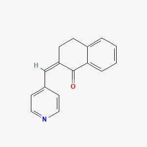 2-[(Z)-(4-Pyridinyl)methylene]-3,4-dihydronaphthalen-1(2H)-one