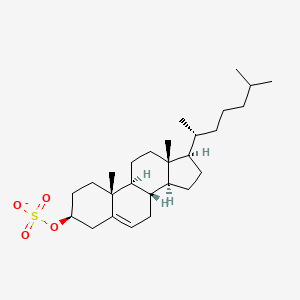 molecular formula C27H45O4S- B1230889 (3-beta)-Cholest-5-en-3-ol-3-(hydrogen sulfate) 