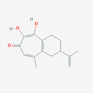 molecular formula C15H18O3 B1230890 Manicol 