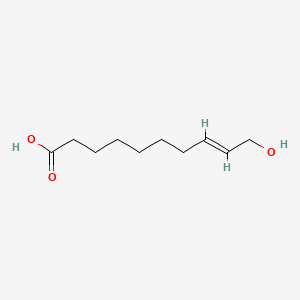 molecular formula C10H18O3 B1230906 (E)-10-Hydroxy-8-decenoic acid CAS No. 79728-54-4