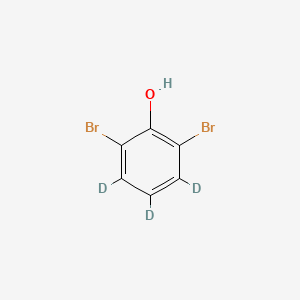 molecular formula C6H4Br2O B12309210 2,6-Dibromophenol-d3 CAS No. 1219803-14-1