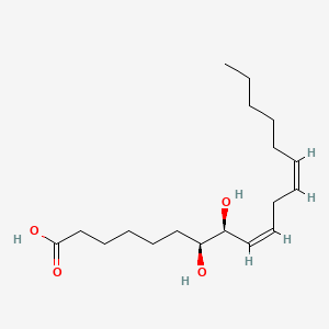 molecular formula C18H32O4 B1230928 (9Z,12Z)-(7S,8S)-Dihydroxyoctadeca-9,12-dienoic acid 