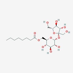 molecular formula C20H36O12 B123093 6-Octanoyl Sucrose CAS No. 13039-39-9