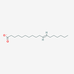 molecular formula C18H33O2- B1230932 trans-Vaccenate 