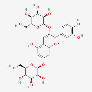 cyanidin 3,7-di-O-beta-D-glucoside