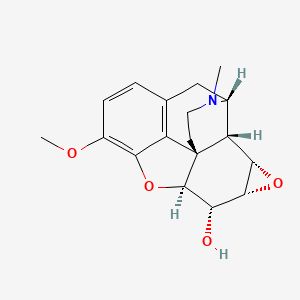 8-Methoxy-2-methyl-1,3,4,9a,10,10a,11a,11b-octahydro-2H-1,5-methano[1]benzofuro[3,2-e]oxireno[h]isoquinolin-10-ol