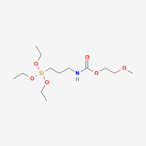 molecular formula C13H29NO6Si B12309397 2-Methoxyethyl [3-(triethoxysilyl)propyl]carbamate CAS No. 119777-49-0