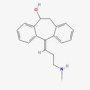 molecular formula C19H21NO B1230969 E-10-Hydroxynortriptyline CAS No. 47132-16-1
