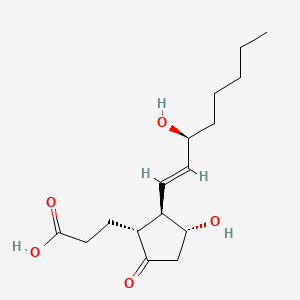 molecular formula C16H26O5 B1230977 Tetranorprostaglandin E1 CAS No. 23923-84-4