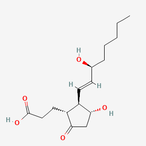 molecular formula C16H26O5 B1230977 Tetranor-PGE1 CAS No. 23923-84-4