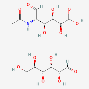 Glucose-N-acetylaminomannuronic acid polymer