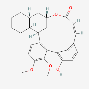 molecular formula C27H30O5 B1230985 Nesodine 