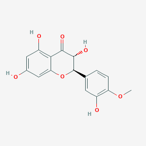 molecular formula C16H14O7 B123099 (2R,3R)-3,3',5,7-Tetrahydroxy-4'-methoxyflavanone CAS No. 70411-27-7