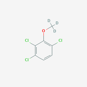 molecular formula C7H5Cl3O B12309953 2,3,6-Trichloroanisole-d3 