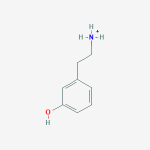 molecular formula C8H12NO+ B1230997 2-(3-Hydroxyphenyl)ethanaminium 