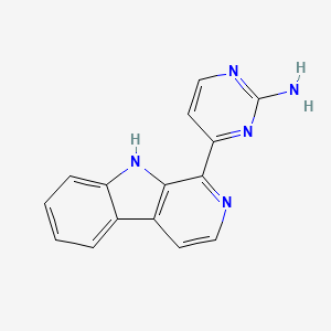molecular formula C15H11N5 B1231002 Annomontine CAS No. 82504-00-5