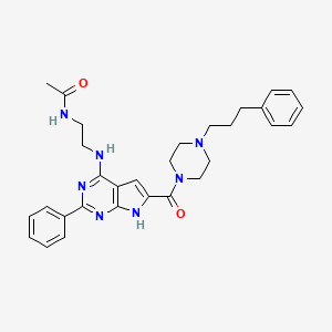molecular formula C30H35N7O2 B1231015 OSIP 339391 