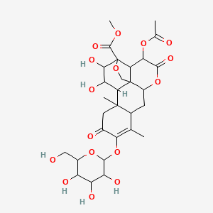 molecular formula C29H38O16 B12310186 Yadanzioside I 
