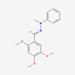 2,4,5-Trimethoxybenzaldehyde methyl(phenyl)hydrazone